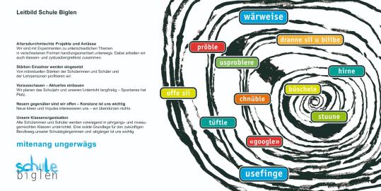 Leitbild Schule Biglen Seite 1